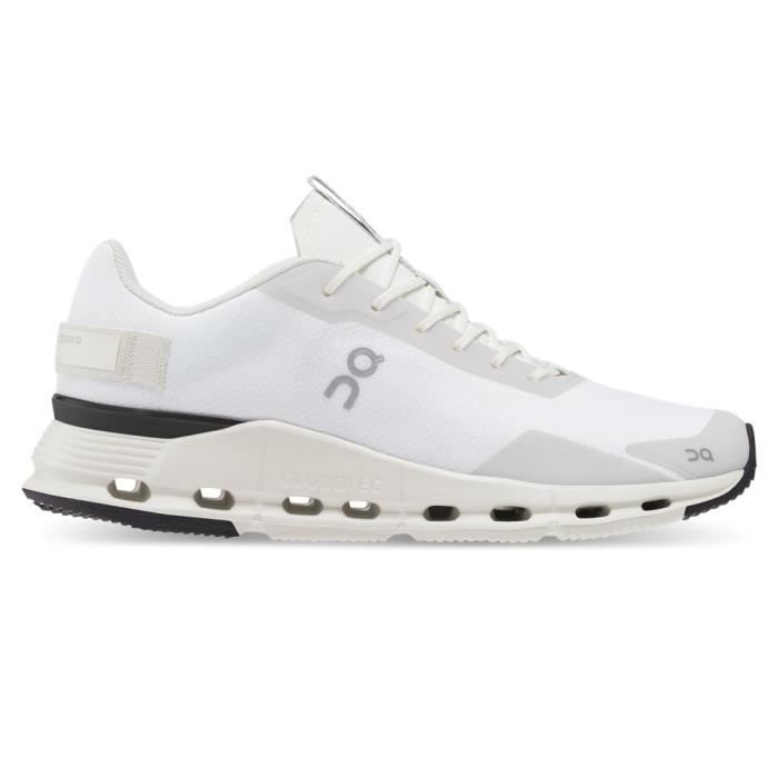chaussures de running on running cloudnova form blanc - femme/adulte - drop 10mm