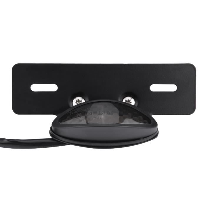 Feu De Plaque D’Immatriculation Moto LED 12V – Éclairage Blanc Ultra Puissant, Universel, Étanche – Feu Arrière & Plaque Moto