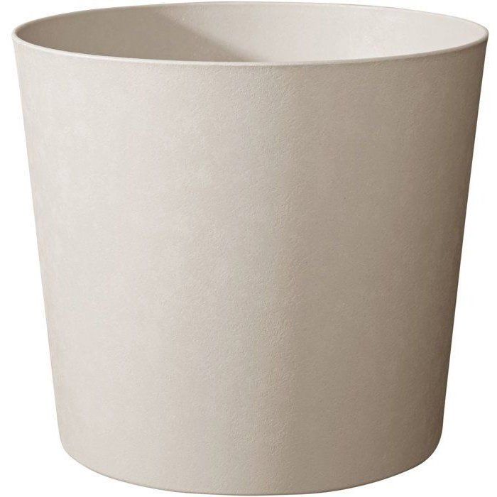 Pot de fleurs Conique Ø 50 cm - EDA - Element - 622 L - Intérieur / Extérieur - Ø 495 x H. 42 cm - Calcaire
