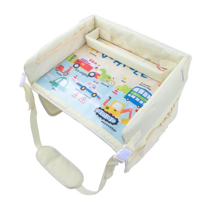 SALUTUYA plateau de tour de siège d’auto Plateau de voyage pour enfants motif de dessin animé étanche auto etagere Voitures
