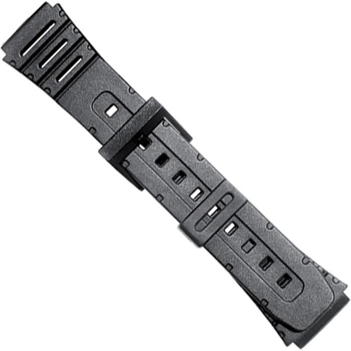 Bracelet De Montre Casio Authentique - Caoutchouc Noir - Neuf - Réf 10113393