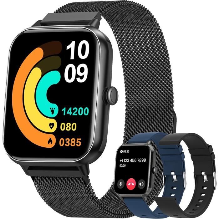 Montre Connectée Femme 1.43" AMOLED - Appels Bluetooth, Santé Féminine, 100+ Sports, étanche 5ATM