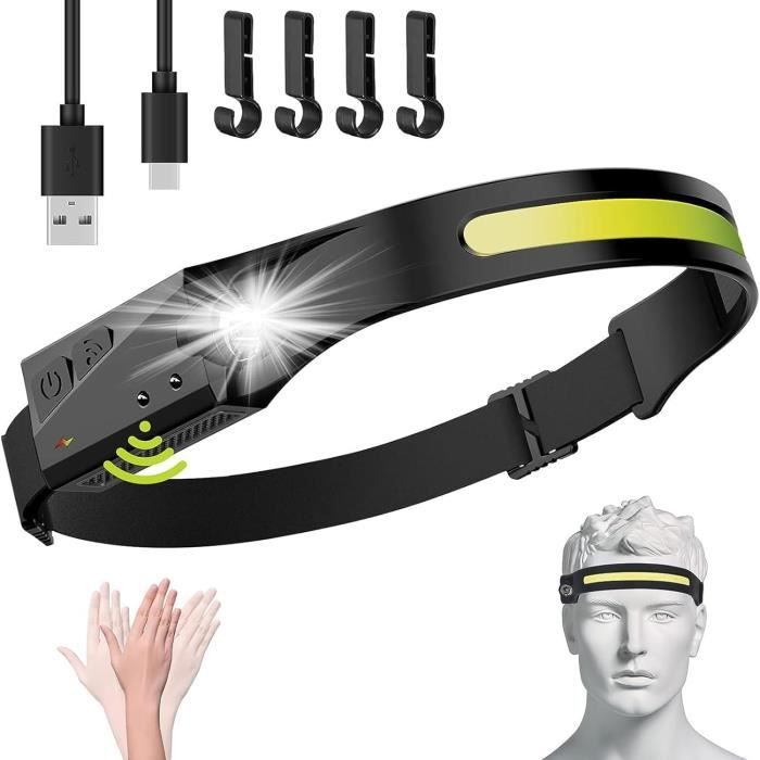 Lampe Frontale D'Extérieur, Lampe Frontale Led Réglable À Lumière Douce