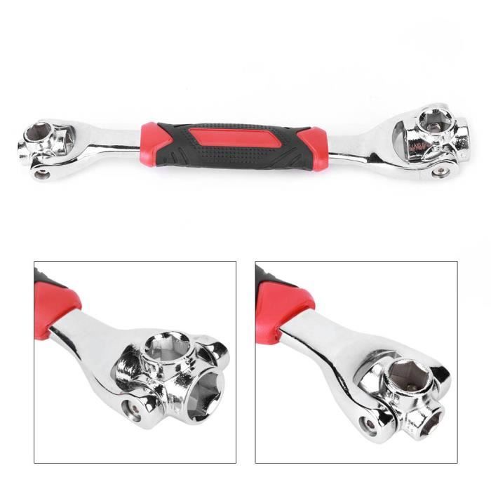 Couleur Forme Y-rouge Outils De Skate Multifonctions, Clé De Skateboard