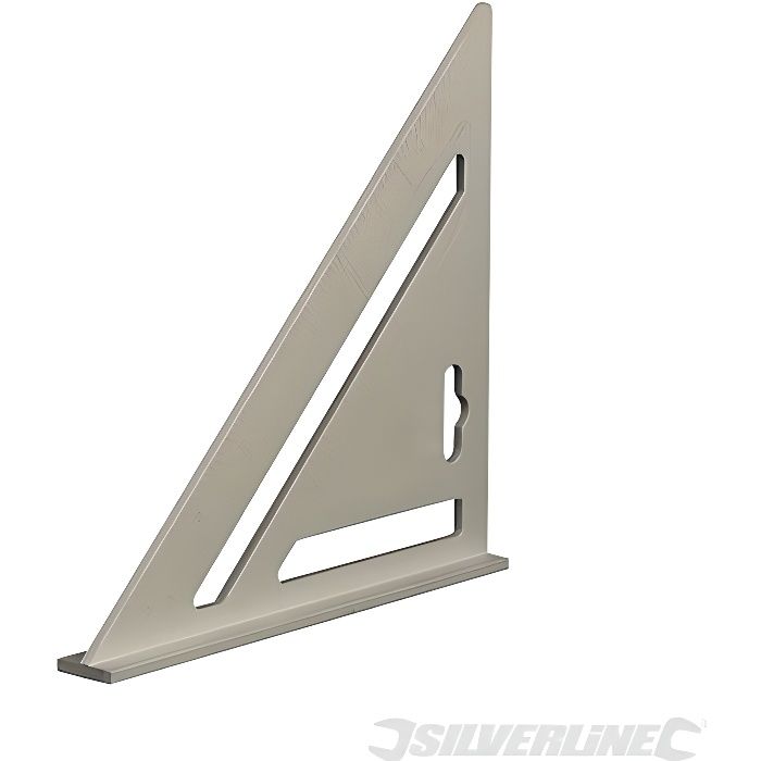 SILVERLINE Équerre en aluminium 185 mm - vue 2