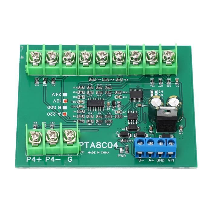 HUA-Temperature Sensor Module 4 canaux PT100 RTD RS485 Carte de capteur ...