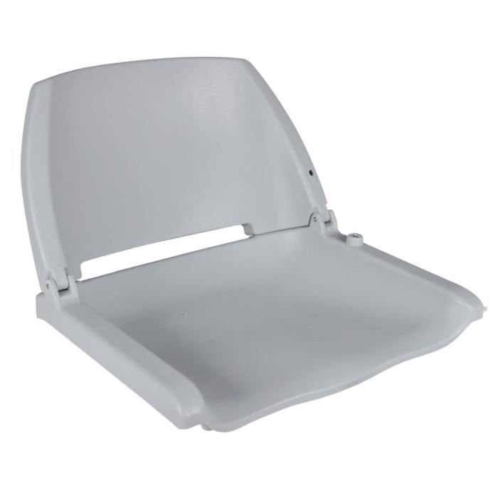 Vidaxl ensemble de sièges de bateau pliables lot de 2 gris