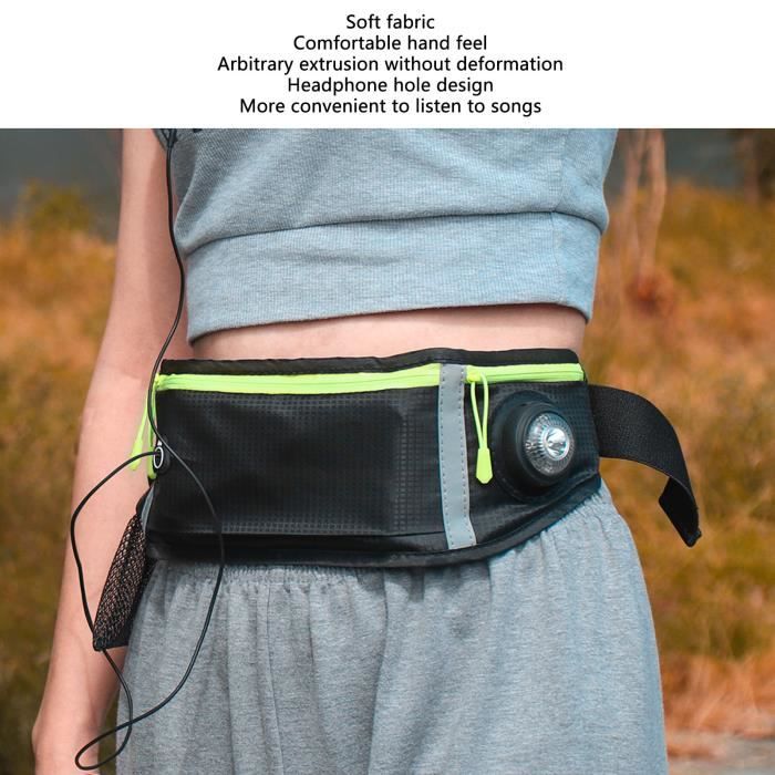 Sac Banane de Sport avec LED Poches Ceinture de Course Sacoche Etanche pour  les Téléphones Portables YESMAEFR - Cdiscount Bagagerie - Maroquinerie