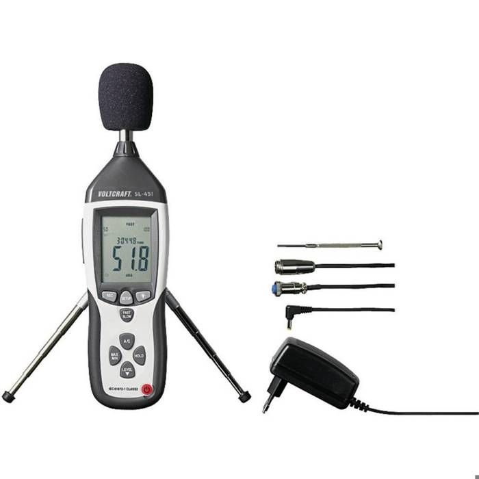 Sonomètre Numérique Avec Enregistrement - Mesure Bruit 30-130 DB, Portable Pour Sécurité Au Travail - 5
