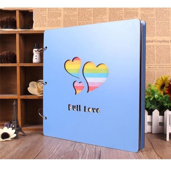 ALBUM PHOTO,B2Album Photo personnalisé fait à la main avec feuilles