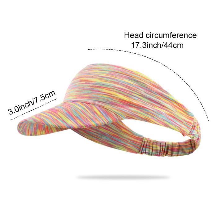 Visière De Soleil Pliable UPF50+ - Unisexe, Légère, Pour Sport Et Outdoor