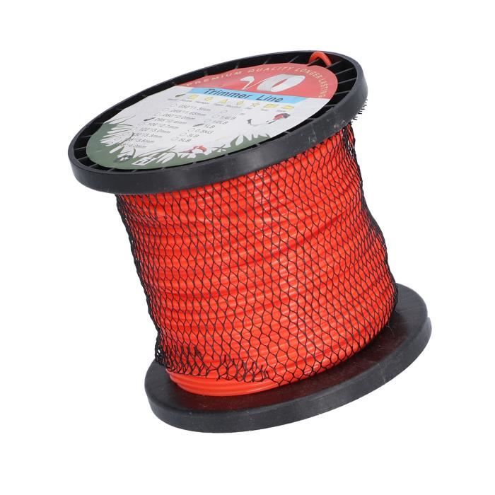 Fil Débroussailleuse 3 Mm Acier Rond - 50 M, Incassable, Compatible Stihl, Echo, Husqvarna...