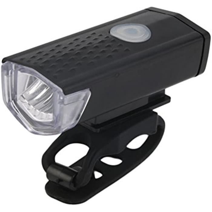 Kit D'éclairage Vélo Avant Et Arrière USB - Rechargeable, LED, Imperméable, Mini Et Puissant (ABS+PC)