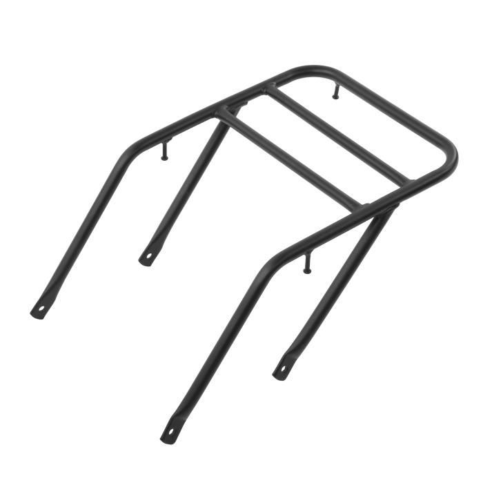 Porte-bagages Arrière Vélo Universel Noir 40x40cm - Support Sac Courses & Voyage