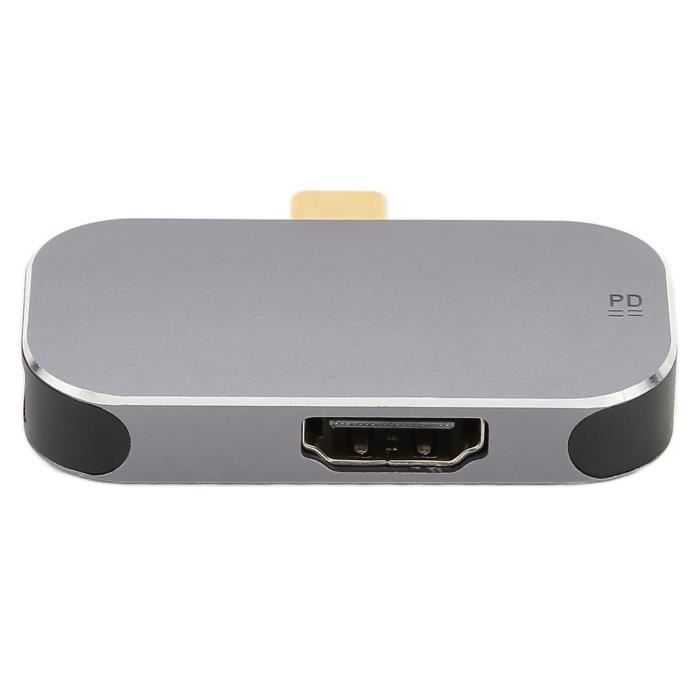 ZERConcentrateur USB C 3 en 1 Station d'accueil USB C vers interface