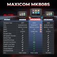 Autel Maxicom MK808S Valise Diagnostic Auto OBD2 Scanner Mise à jour de MaxiCheck MX808 MK808 Multimarque Outil bidirectionnel-1