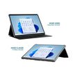 Coque Écologique Microsoft Surface Pro 8 13'', Étui Antichoc Éco-conçu, Veille/Réveil Automatique, MOBILIS, Noir-1