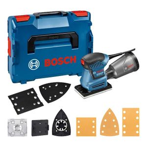Ribitech PRPVR180 Ponceuse Vibrante Électrique 180W Avec Récupération De Poussière - Idéale Pour Ponçage Précis