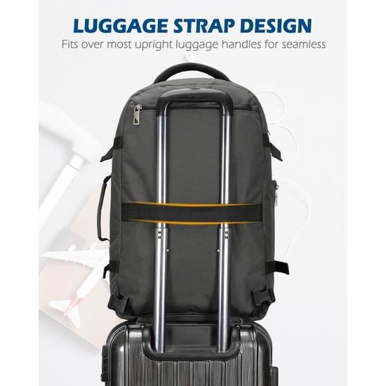 Sac Voyage Sac à Dos Voyage Hynes Eagle 40L Cabine, Ordinateur