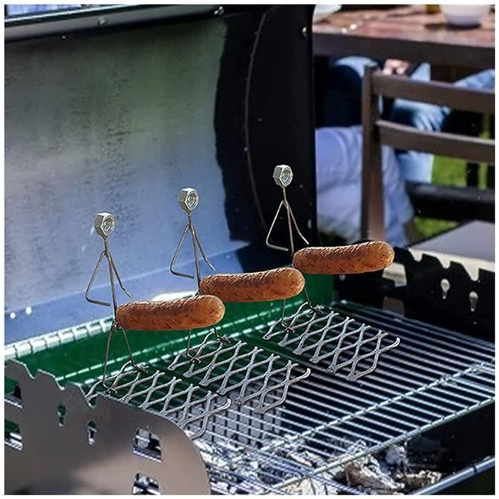 Fourchettes de barbecue en acier inoxydable pour Hot Dog Marshmallow  Rôtissoire fantaisie pour feu de camp A211 - Cdiscount Jardin