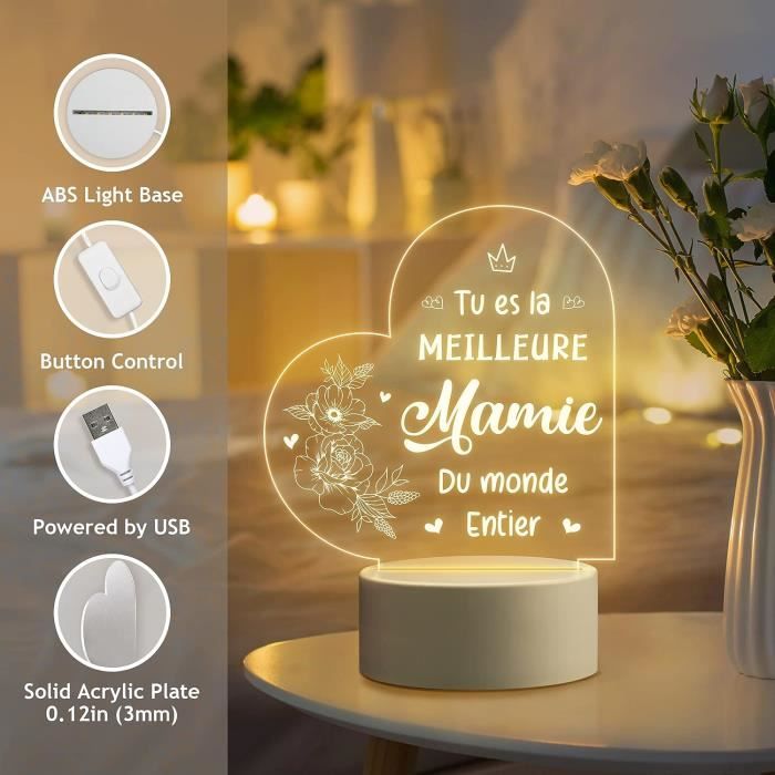 KY&BOSAM Attrape-soleil En Forme De Cœur Pour Grand-mère, Décoration En Forme De Cœur, Attrape-soleil En Verre Vitrail, Carillon éolien, Cœur De Fleur Pressé, Intégré Dans Le Jardin En Verre