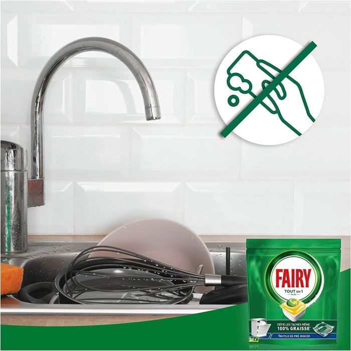 Fairy - Dreft - Tout en un - Original - Tablettes pour lave-vaisselle -  Citroen - 250