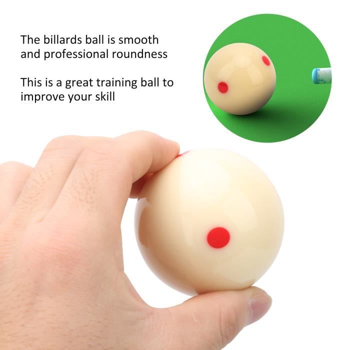 Boule de queue à points Balle d'Entraînement Standard de Billard  57,2mm(Point rouge)-FUT - Cdiscount Jeux - Jouets