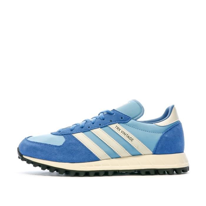 Baskets ADIDAS Vintage GW0514 Homme Fermeture a lacets Tige synthetique Bleu Cdiscount Chaussures