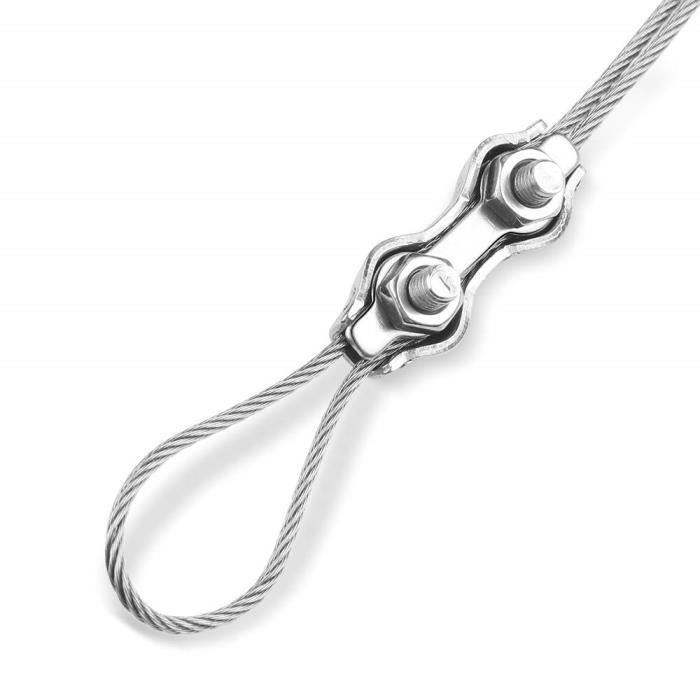 Pinces De Câble M2 En Inox - Lot De 18 | Pour Câbles 1-1.6mm