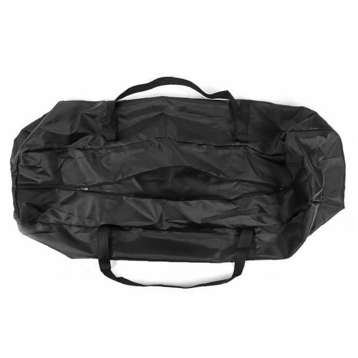 MagiDeal Sac De Rangement Pour Bâtons De Randonnée – Tissu Oxford Pliable – Noir – Bandoulière Réglable – 71x17,5 Cm – Léger Et Compact