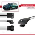 Compatible avec Volkswagen Tiguan 2020-2023 Barres de Toit ACE-1 Railing Porte-Bagages de Voiture Gris-2