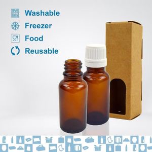 Flacon Verre Noir Dépoli 30ml Flacons Compte-gouttes En Verre Avec Bouchon Noir Verre Compte Fiole En Verre 30ml