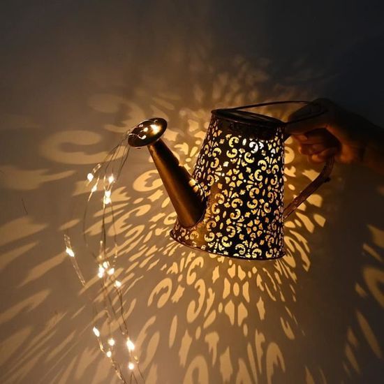Arrosoir solaire pour décoration de jardin - Sculpture d'extérieur en  cuivre étanche - étoile LED - Lampe décorative à suspendre (av - Cdiscount  Jardin