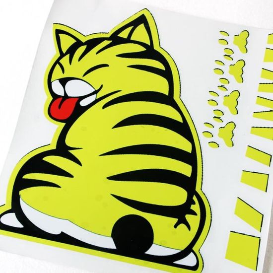 Sticker Voiture Chat Fenetre Arriere Essuie Glace Autocollant Etanche Amovible Decoration Vehicule Achat Vente Decoration Vehicule Sticker Voiture Chat Fenetre Cdiscount