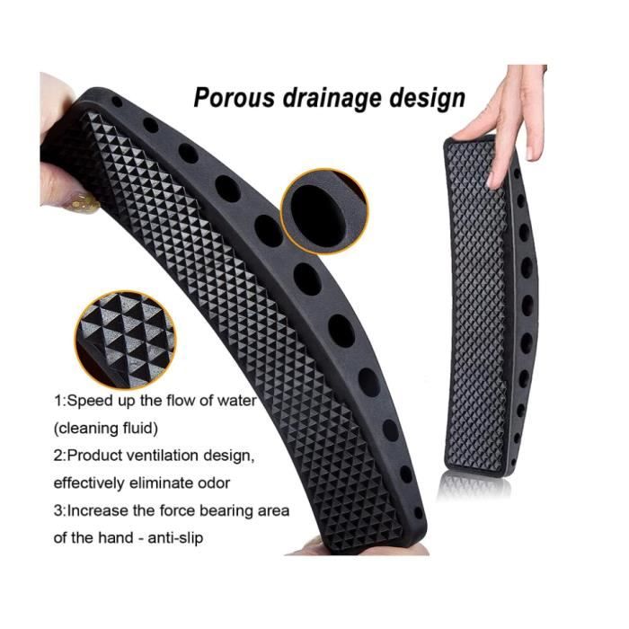 Brosse de Toilettage pour Chevaux Brosse de assage 6-en-1 en Crin de