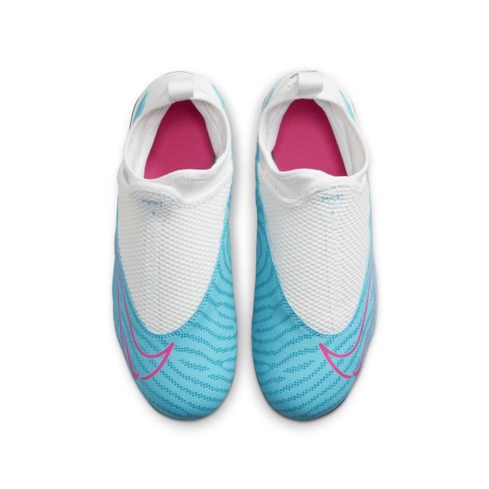 Nike Phantom GX Academy DF MG Blanc Bleu Junior Synthetique Cdiscount Sport