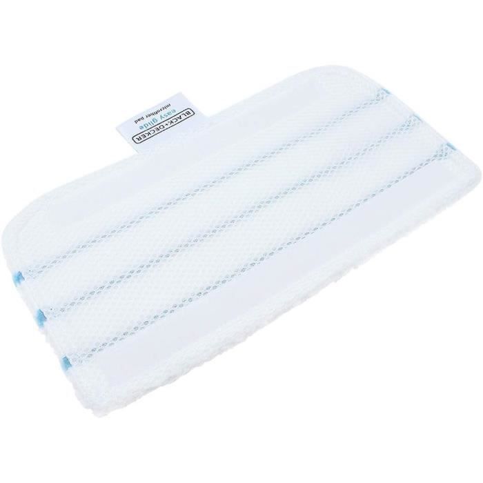 Lingettes microfibres par 2 pour balai vapeur - nettoyeur Black et