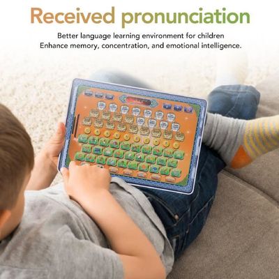 Tablette D'apprentissage Arabe – Jouet éducatif électronique Bilingue, Lecture Interactive, Portable, Pour Garçons Et Filles Dès 3 Ans