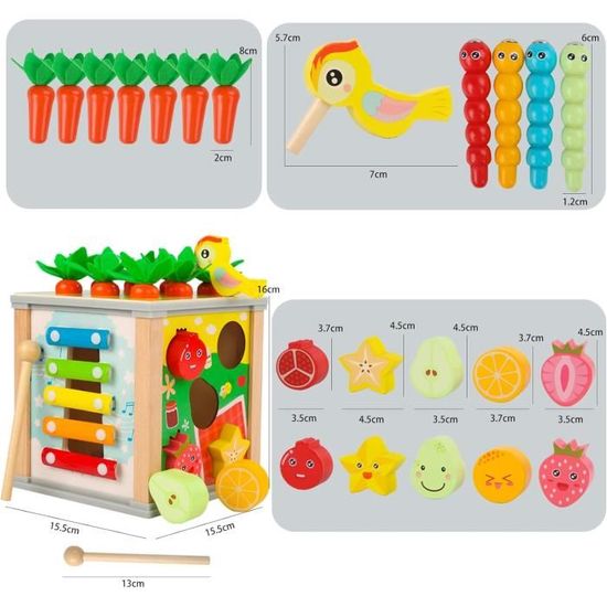 ZK30 2 plus tard dos jouets en plastique pour enfants/bébé, jeu de société  gobelet intellectuel, trois en un, jouet pour enfants, cadeaux  d'anniversaire - AliExpress