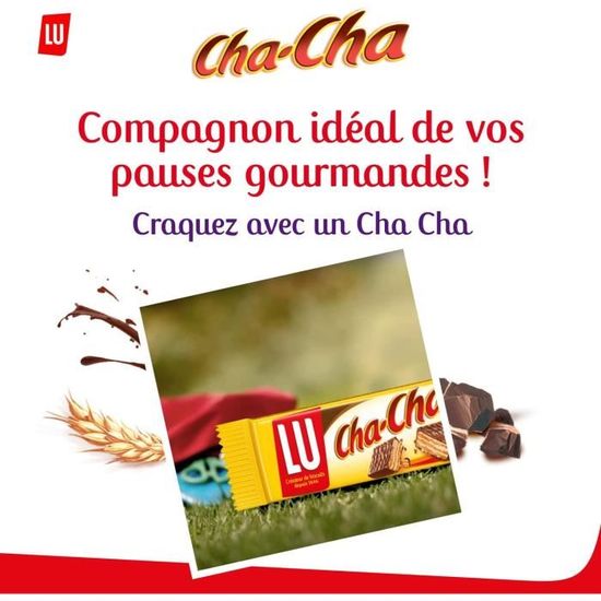 Gaufrette chocolat cha-cha 27 g Lu