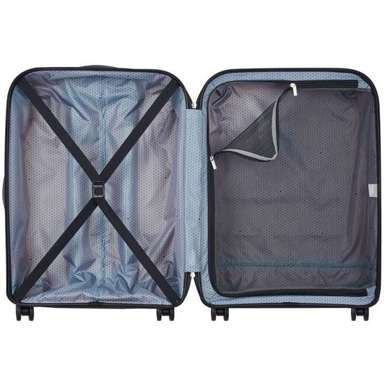 Karabar Valise Rigide Polycarbonate /à roulettes pivotantes de qualit/é sup/érieure avec Serrure int/égr/ée Ensemble Lot de 2 valises rigides pi/èces Dewberry Blanc