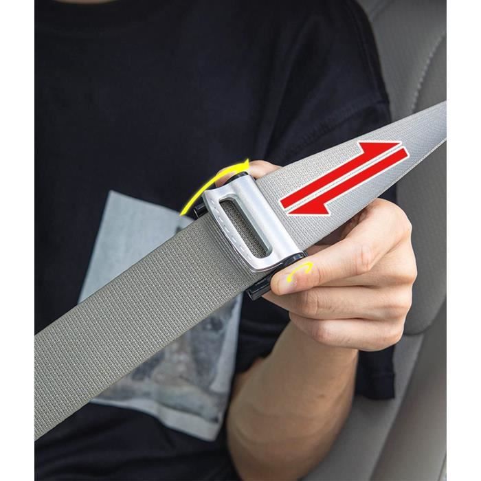 Ajusteur De Ceinture De SéCurité De Voiture, pince ceinture de sécurité  voiture, bloque ceinture de securite