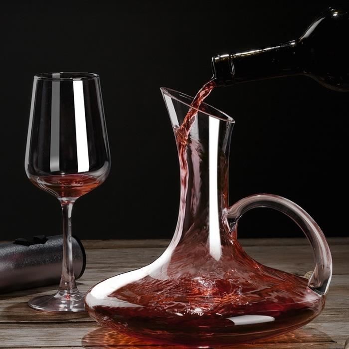Carafe à Décanter le vin 1,5 l en verre - La cave Cdiscount