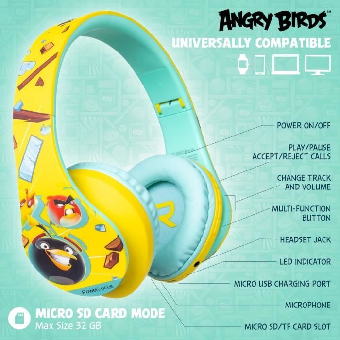 Casque Audio Enfant avec Microphone 85/94 DB Volume Limité