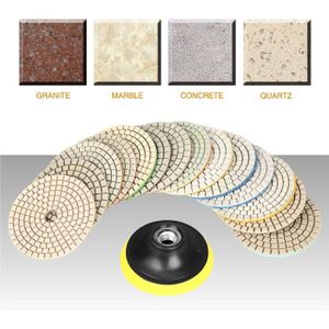 Lot De 9 Disques De Meulage Trapézoïdal Diamant DPT 30/40# Grain – Pour Béton, Comme Neufs