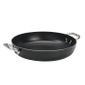 Pentole Agnelli alblack Casserole en Aluminium Fond Induction de 10/ mm 20/ cm /épaisseur 5/ mm Noir avec 2/ anses en Acier Inoxydable