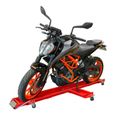 Chariot Déplacement Moto - Rail rangement moto -  Chariot de moto Lève-Moto - capacité de charge 567 kg - Meca24-0