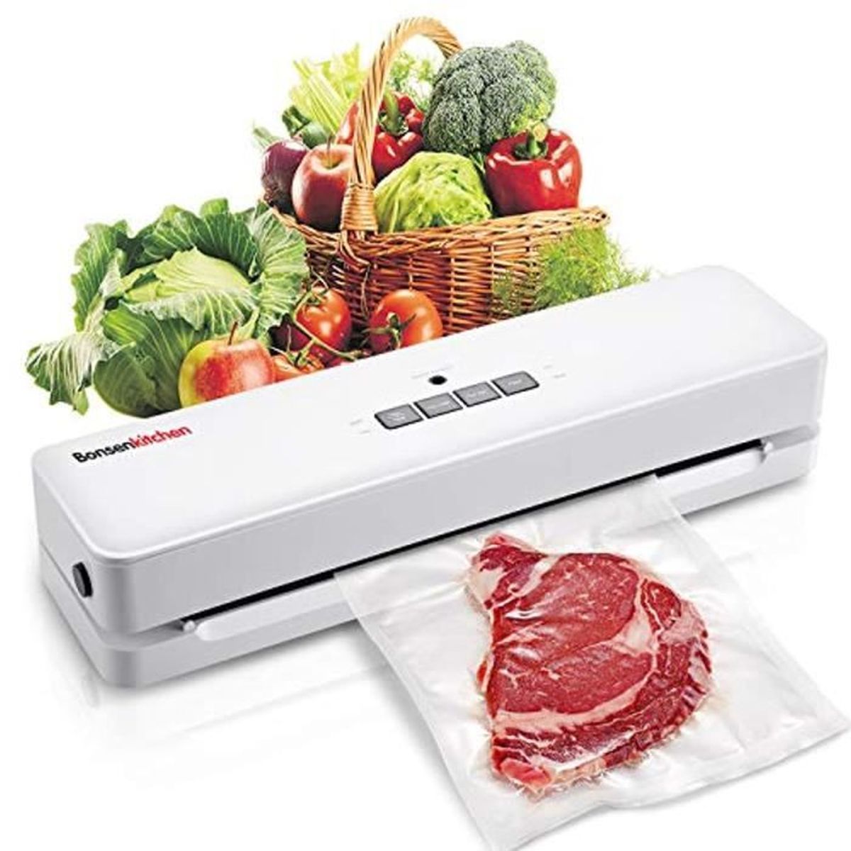 Bonsenkitchen Machine Sous Vide Alimentaire Appareil Sous Videuse