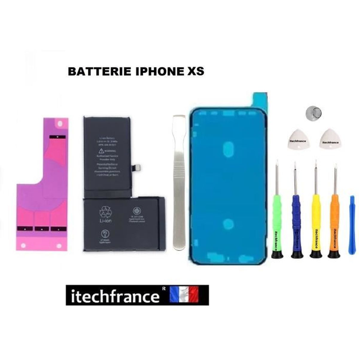 Batterie iphone XS qualité origine (2658mAh), kit de remplacement