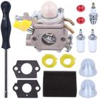 SCRAPCOOKING PARTY Adefol Carburateur avec filtre à air pour Homelite Ryobi UT22600 UT22650 RY09056 RY30550 remplacer pour Zama C1U-H60 25cc 26cc 30cc